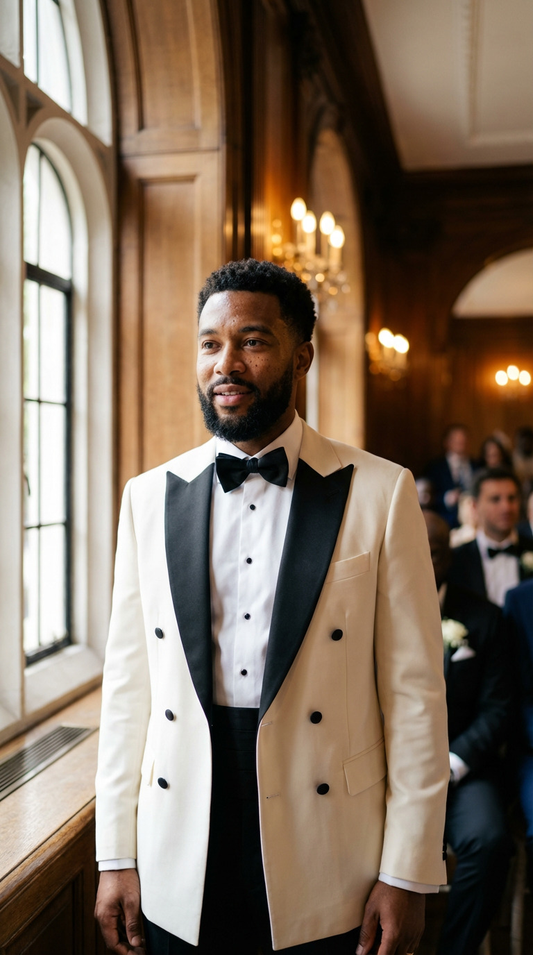 Sophisticated Double Breasted Wedding Suit London