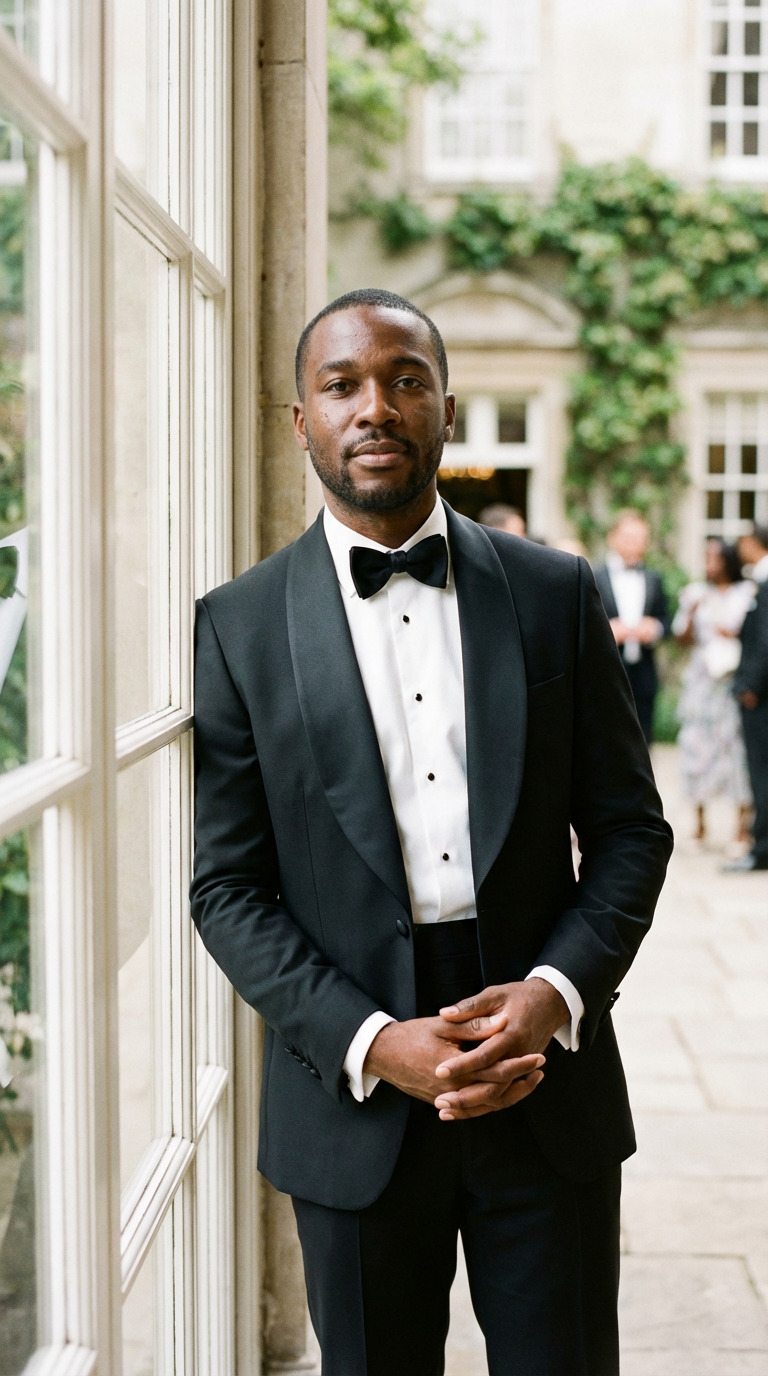 Refined Shawl Lapel Evening Tuxedo Barnet Showroom